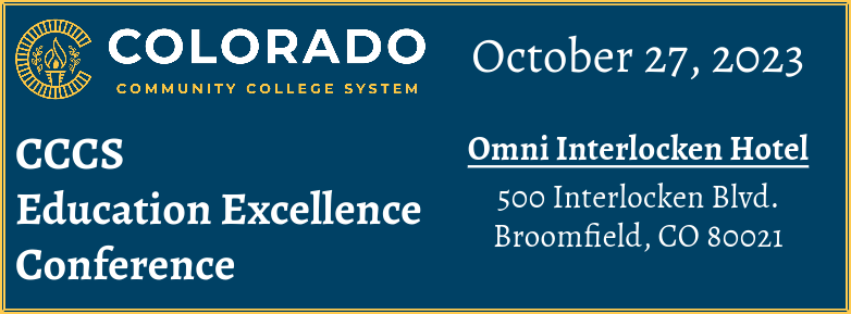 CCCS Education Conference, October 27, 2023 Omni Interlocken Hotel Broomfield